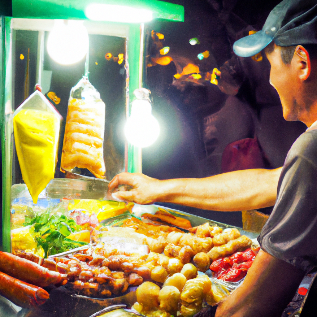 Real-world street market scenario practice